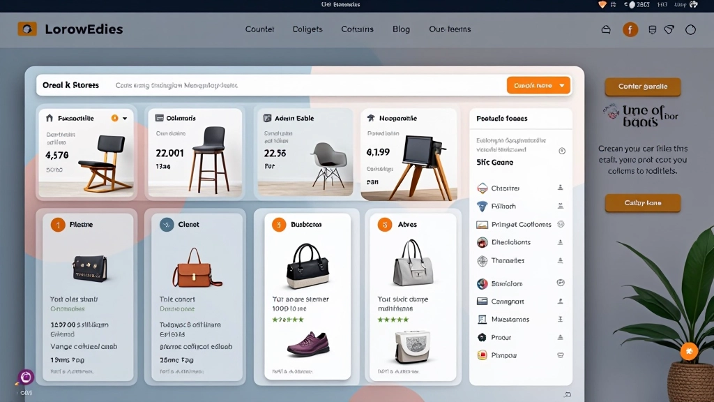 E-commerce mega menu design